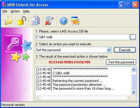 MDB Unlock for Access screen shot
