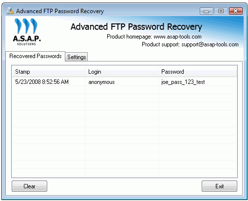 Ftp пароли